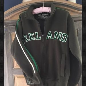From Ireland -Irish Zip Front Sweatshirt Size XS